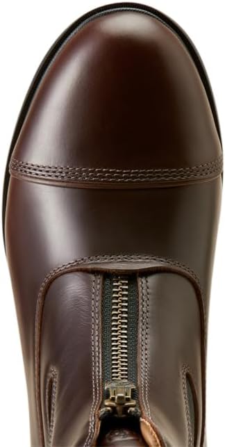 Ariat Women's Devon Zip Paddock Boot, Waxed Chocolate, 7.5