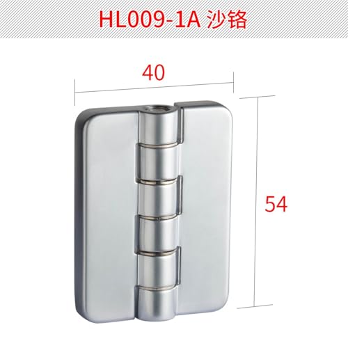 Charnière industrielle HL009-1A en alliage de zinc chrome sablé pour porte d'armoire - 3