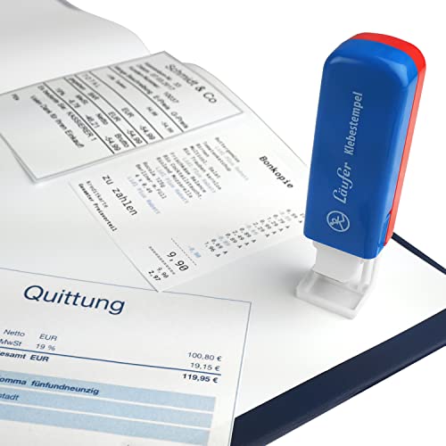 Läufer 99152 Klebestempel, 700 doppelseitige transparente Klebepads, Klebelösung für schnelles Verkleben von leichten Objekten