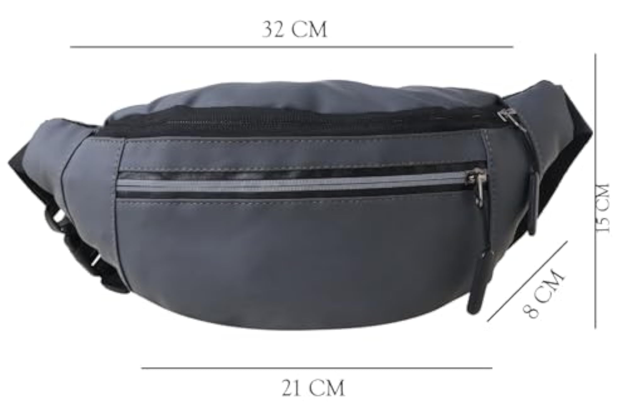 Unisex Polyester Mobile Sunglasses & Document Waist Travel Bag