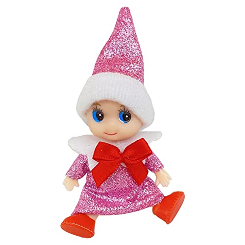 REXLIS Décor de Noël, remplisseurs de Bas de Noël, Accessoires Miniatures de Noël, poupée colorée Mignonne d'elfes pour des Ornements de décor de Noël Cover