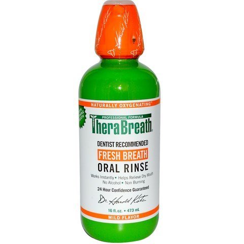 TheraBreathFresh Breath, Oral Rinse, Mild Mint, 16 fl oz (473 ml)