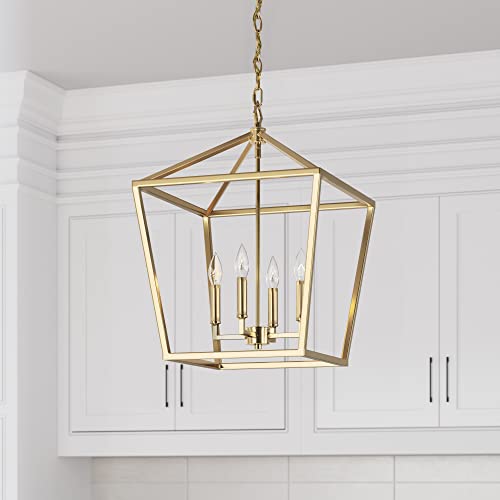 Millennium 3244-Vg Four Light Pendant, Gold, Champ, Gld Leaf #TOP1