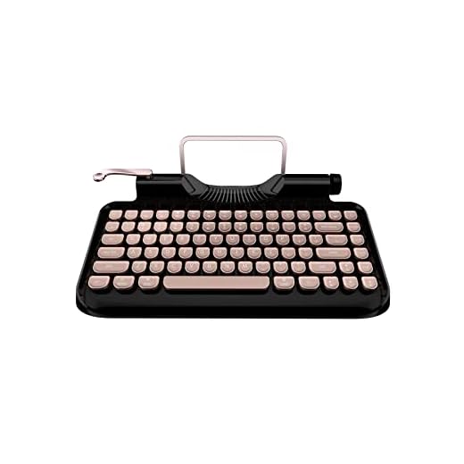KnewKey Clavier mécanique sans Fil et sans Fil avec Support de Tablette, Connexion Bluetooth (Or)