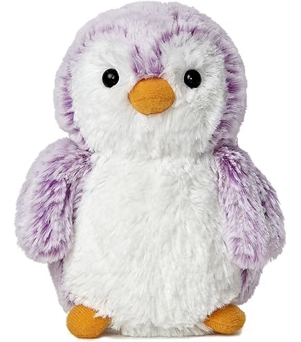 73746, Pompom Penguin, 9In, Soft Toy, Grey and White