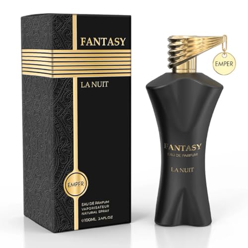 EMPER Fantasy La Nuit 100ML Eau De Parfum for Men & Women, Unisex Fragrance, Rich and Elegant Scent, Long-Lasting Fragrance for Special Occasions, Luxurious Perfume for Daily Wear and Night Events