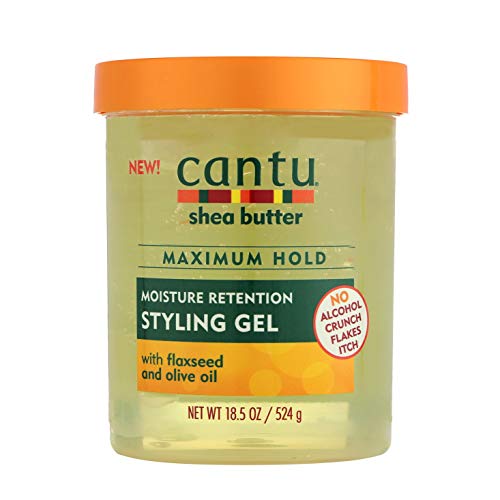 Cantu Shea Butter Maximum Hold Moisture Retention Styling Gel (Pack of 2)