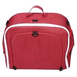 Lit pour tout-petit : sa couleur rouge élégante apporte une touche tendance et assure à votre bébé un look adorable en voyage. lit de voyage pour bébé