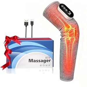 3 IN 1 Kabelloses Beinmassagegerät für 3 Wärm- 3 Intensitäten 3 Massag-, Airbag Massagegerät Bein mit Wärme und Kompression für Die Lymphdrainage für Männer Frauen Durchblutung und Schmerzlinderung