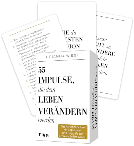 55 Impulse, die dein Leben verändern werden – Das Kartendeck...