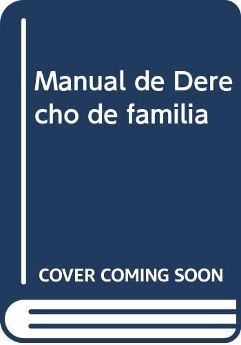 Manual de derecho de familia