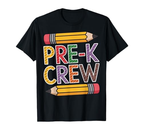 Pre-K Crew Funny Preschool T-Shirt