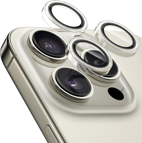 Image of CLITZ for iPhone 16 Pro /16 Pro Max Camera Lens Protector Original Individual Lens Screen Protector | 9H Hardness, Scratch-Resistant, Case Friendly (Clear)