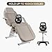 V VDLONSY Facial Chair Massage Table 73inch Adjustable Tattoo Chair for Artist with Stool Facial Bed for Spa Beauty Esthetician Gray