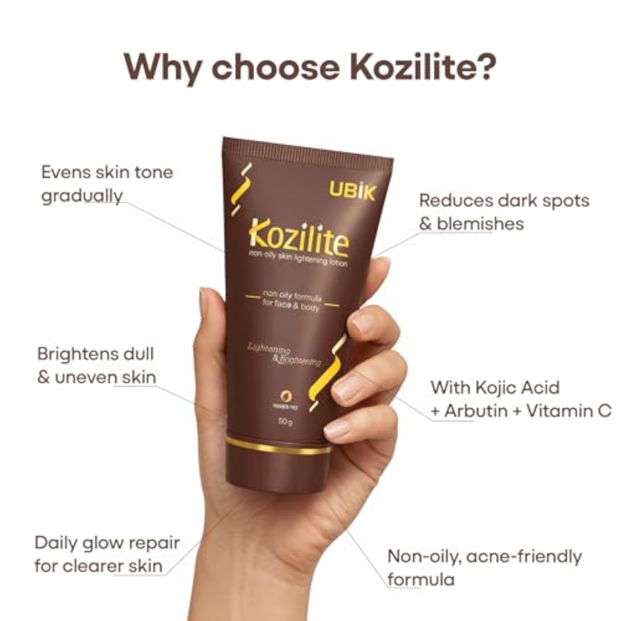 Non Oily Skin Lightening Lotion 50g