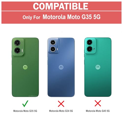 Image of Amazon Brand - Solimo Back Case Cover for Moto G35 5G | Compatible for Moto G35 5G Back Case Cover | Clear Case with Camera Protection | (TPU + PC | Matte Black)