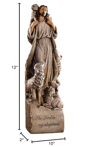 Figura Decorativa Pastor con Oveja 12 pulgadas miniatura 2