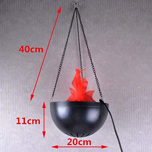 Image of generic Flame Lamp Artificial Fire Hanging Light for Party Halloween Holiday Decoration