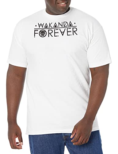Marvel Wakanda T-Shirt Homme Coupe Droite en Coton Noir Noir S au XXL