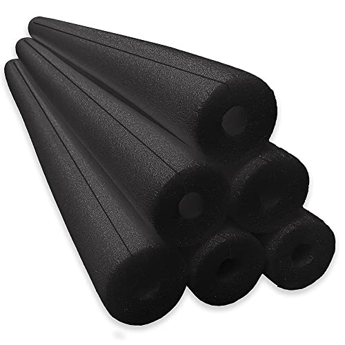 Jumbo Clamp-On Foam Noodles 6 Pack - Black