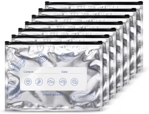 Reusable Aluminum Foil Food Storage Bags, 30 PCS Zipper Seal Bags, 3 Sizes (10 Small, 10 Medium, 10 Large), Food Grade, Freezer & Refrigerator Safe image 2