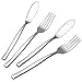 Vareone Servizio Posate Coltelli Forchette da Pesce Tavola in Acciaio Inox, 4 Pezzi
