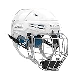 Bauer Re-Akt 65 Hockey Helmet Combo with Facemask, Senior...