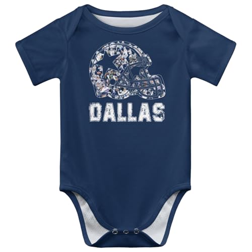 Image of Generic Dallas Baby Clothes,Baby Boy&Girl’s Apparel,Apparel for Dallas Football Fans. (Two, 6 Months)