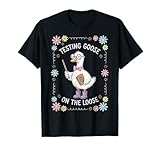 Test Day Teacher Squad Motivation Testing Goose On The Loose T-Shirt