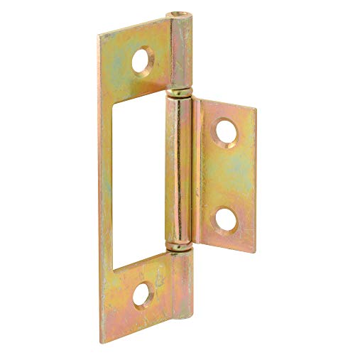 Bisagra para puerta bifold Prime-Line MP6656-2, acero con acabado en latón, 1-7/8 pulg. x 3 pulg., paquete de 2 miniatura 1