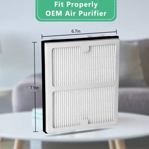 Image of Gekufa Replacement Filter B Compatible with Idylis AC-2125, AC-2126, IAF-H-100B, IAP-10-125, IAPC-40-140, IAP-10-150, IAP-10-050 for Idylis Air Purifiers Include 2 Filters & 2 Carbon Filters