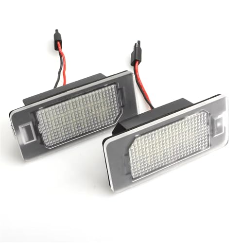 Luces matrícula LED blancas para coche Fiat 500X modelos de 2014 a 2019