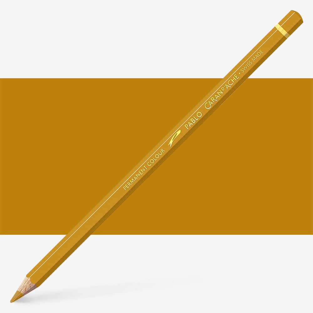 Caran d'Ache : Pablo Coloured Pencil : Gold 499