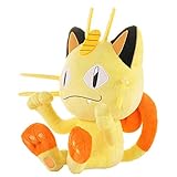 Lindo Juguete De Peluche Pokemon Team Rocket Meowth 25Cm, Figura De Anime Muñeco De Peluche Suave para Regalo De Niños