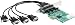 Produktbild DELOCK PCI Express Karte > 4 x Seriell RS-232 High Speed 921K mit Spannungsversorgung