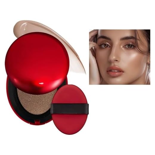 Super Fit Cushion Foundation Textura ligera, acabado semimate 72 horas de duración Cobertura modulable. resistente al agua,transparente Red+Shell+Air se centra en mantener una gran cobertura ﻿