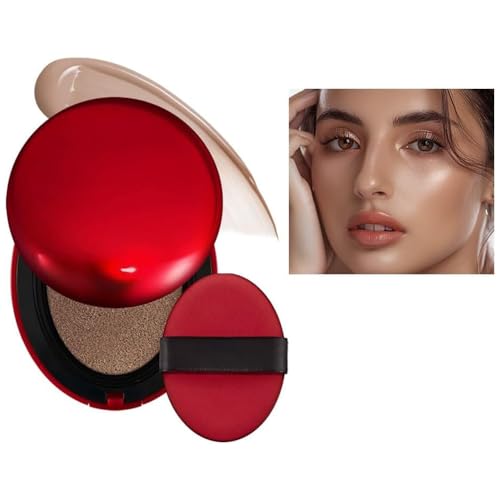 Cushion Foundation, Semi-Matte Finish 72-Hour Foundation Full Coverage Sun Protection, Waterproof
