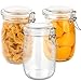 Produktbild Ezvsevuo 3x1000ml Einmachgläser mit Bügelverschluss,1L Glasbehälter mit Deckel, Luftdicht Vorratsgläser für Küche, Drahtbügel Vorratsgläser Fermentierglas zum Aufbewahren für Marmelade,Müsli,Gewürzen