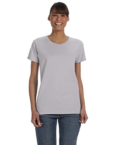T-shirt côtelé sans couture femme Gildan pour le yoga