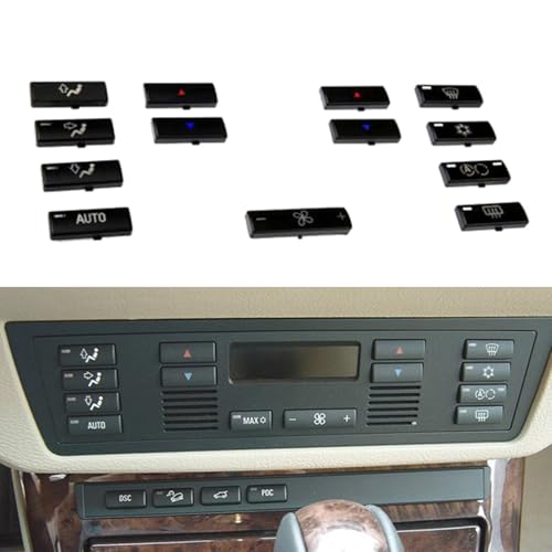 Bouton climatisation E39 de rechange pour panneau de commande A/C BMW série 5 et X5 E53 - 5