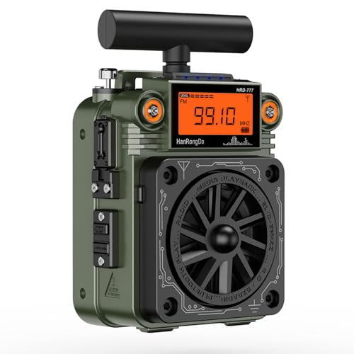 Radio portátil de onda corta Docooler con alarma SOS miniatura 1