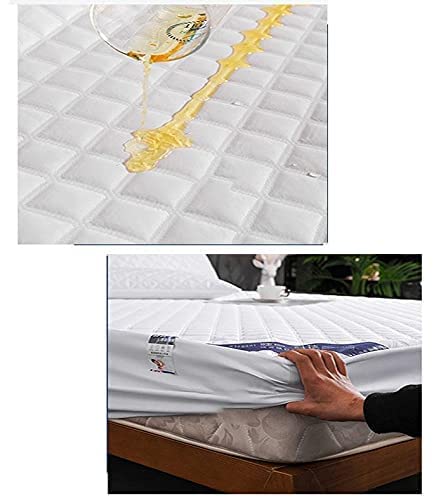 Magcor Twin Mattress Protector Waterproof Quilted Fitted Sheet With Deep To 12In Pocket - Noiseless, Comfortable For Sleep(47" X 79") Camel #TOP3