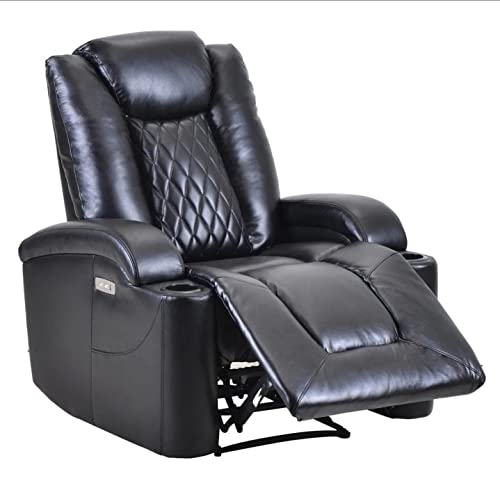 Image of Dream Interior Electric Button Operated Recliner with Cup Holder |Single Seater Recliner for Seating, Relaxing, Work from Home