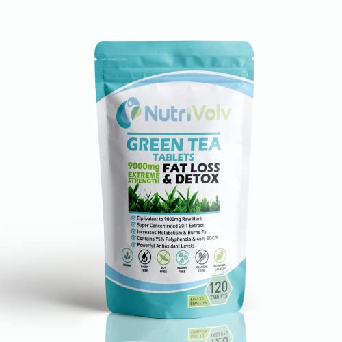 Green Tea Tablets 9000mg Keto Slimming Supplements