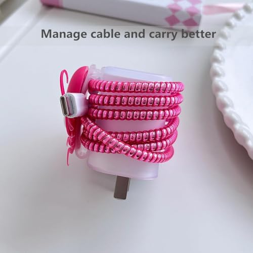 Image of Protective Charger Case for iPhone 18W 20W iPhone 15 14 13 12 11 Pro Max Charging Cable Charger Protective Cover Data Cable Protective Sleeve -(Octopus)