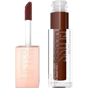 Maybelline New York Maybelline Lifter Gloss Candy Lip Gloss, Lasting Hydration Formula With Hyaluronic Acid, Visibily Smooth Lips, Fuller Looking Effect, Non Sticky, 029, Toast