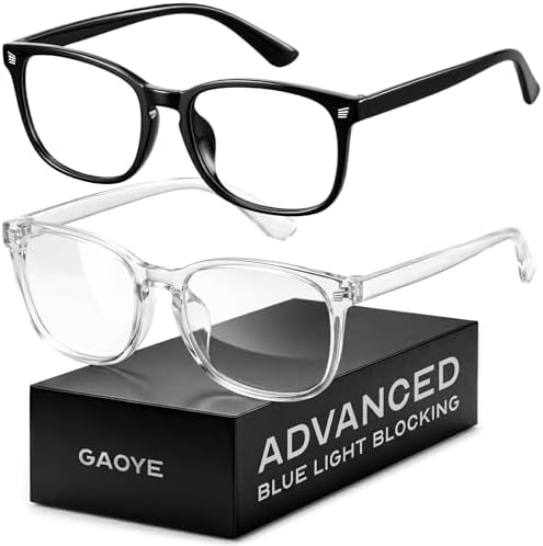 Gaoye Eyewear Frames for Men - Blue Light Blocking Square Glasses...
