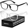 Lentes Gaoye de bloqueo de luz azul | Anti rayos UV, para computadoras y gaming, armazón cuadrado, para hombres y mujeres 2
