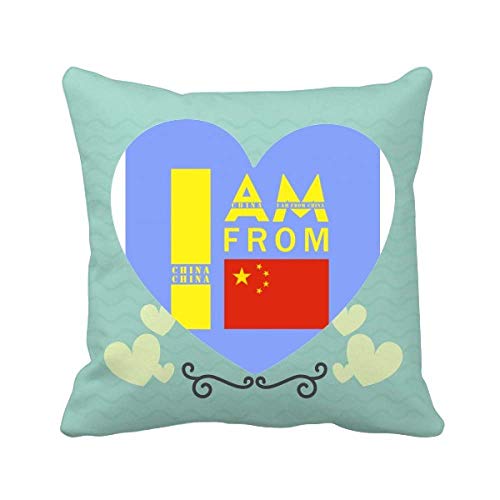 Oreiller Dormeur Je suis de la Chine offbb Coussin Coeur Lit