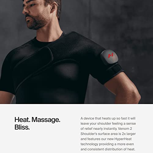 Image of Hyperice Venom 2 Left Shoulder Heated Vibration Massage Therapy Recovery